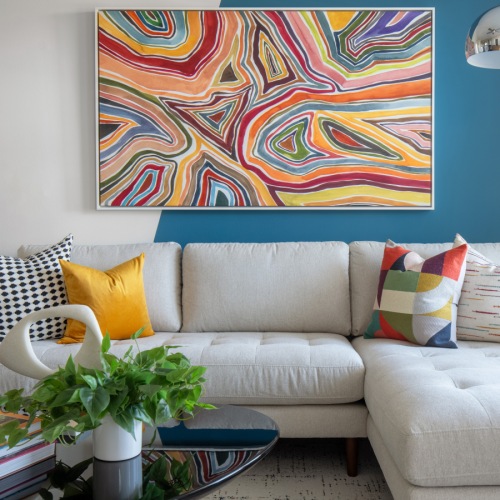 One Bedroom Luxury Apartments in Orlando, FL | Aventon Opal | Interior Shot of the Living Room, Featuring 9' Ceilings and Ceiling Fans One Bedroom Luxury Apartments in Orlando, FL | Aventon Opal | Interior Shot of the Living Room, Featuring 9' Ceilings and Ceiling Fans